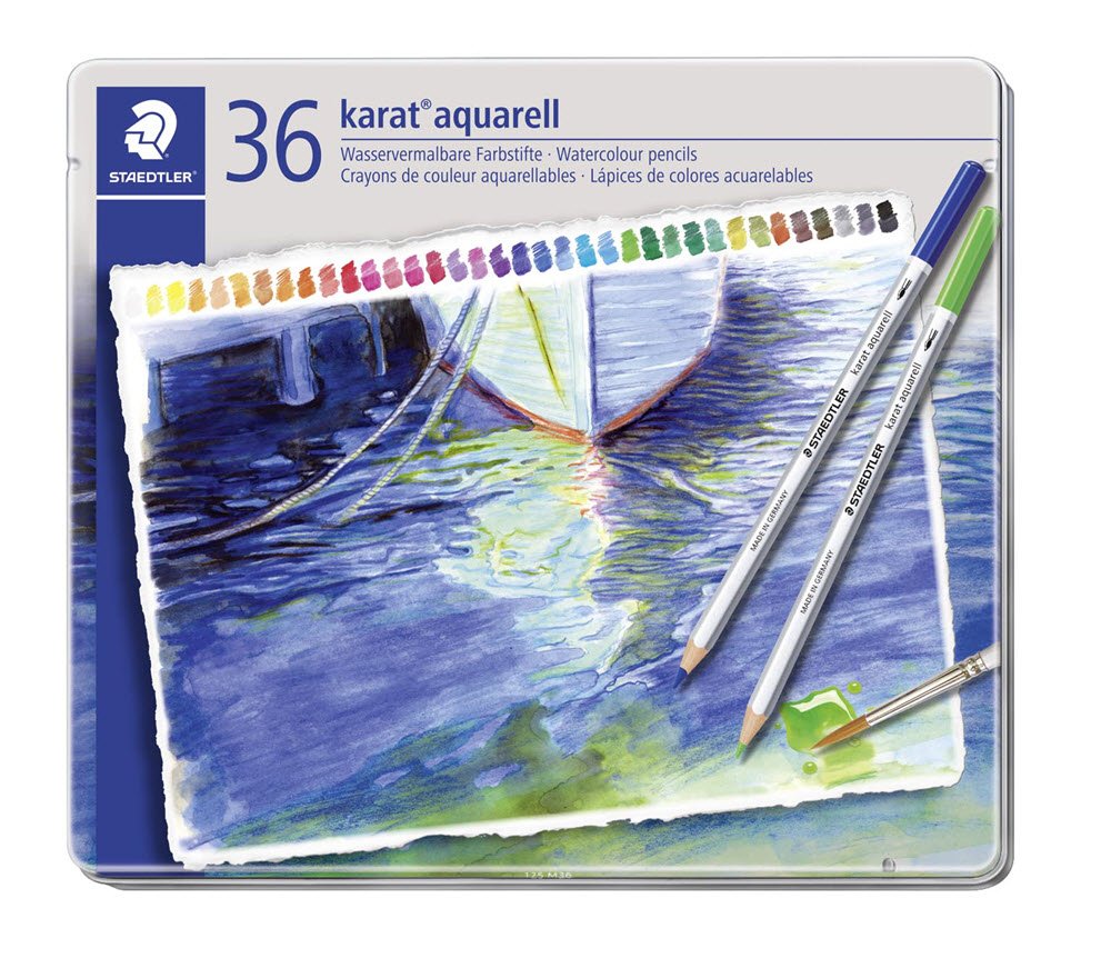 Staedtler karat aquarelle farveblyanter 36 farver